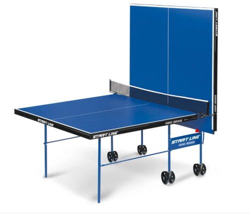 Теннисный стол Game с сеткой синий
