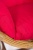 Подвесное кресло Скай 04 соломенный подушка красный 