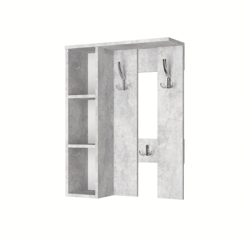 Вешалка настенная Артём-Мебель СН-100.44 бетон спаркс лайт 