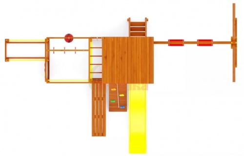 Детская спортивная площадка для дачи Савушка Мастер 5 Семейная