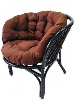 IND Кресло Багама венге подушка коричневая 