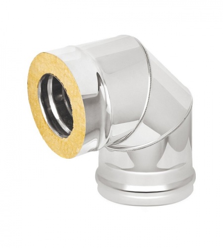 Сэндвич-колено (AISI 430/1,0мм) 90 3 секции д.115х200