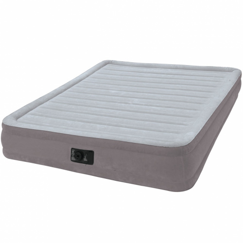 Кровать со встроенным насосом Intex 152х203х33 см, Queen Comfort-Plush Артикул 67770 (Китай)