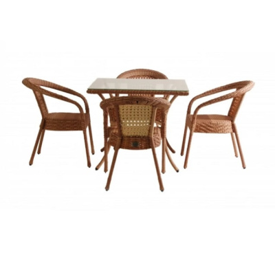 Стол обеденный квадратный DECO 90х90 светлый