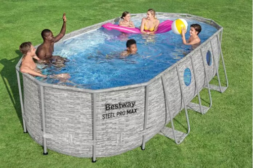 Бассейн каркасный Bestway 56716 Steel Pro MAX 549х274х122см