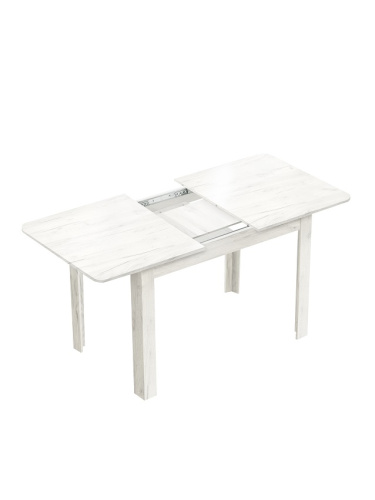 Стол обеденный Алиса СН-130.02 дуб крафт белый 