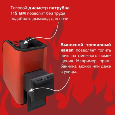 Печь для бани Термофор Ниагара 16 Сетка терракота