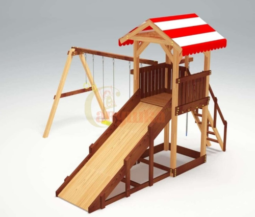 Детская спортивная площадка для дачи Савушка 4 Cезона 2