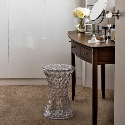 Стул-пуф Stone прозрачный 