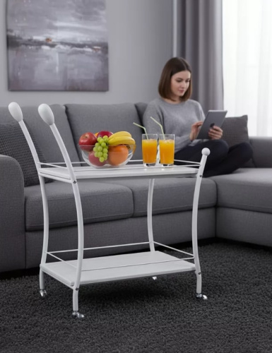 Стол сервировочный Марко белый 