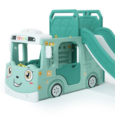 Горка + игровая зона Автомобиль PS-049-М ментол