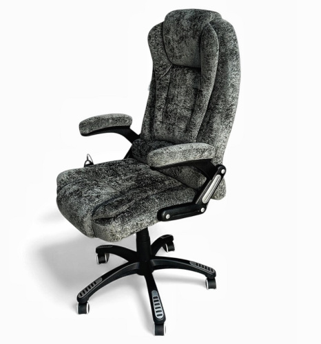 Вибромассажное кресло CALVIANO Veroni 56 серый плюш 