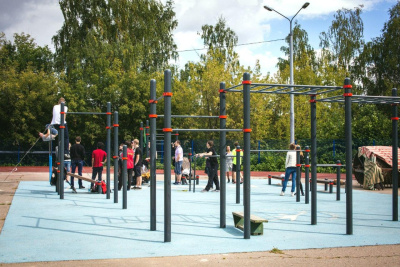 Рукоход с тремя турниками СВС-45 Sportmen