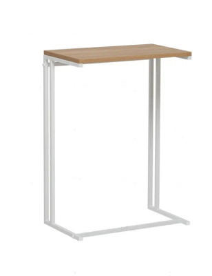 Стол приставной Leset Стилвуд 1 белый дуб крафт золотой 