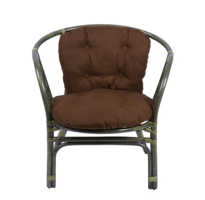 IND Комплект Багама 1 дуэт олива подушка коричневая 