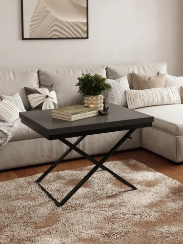 Стол-трансформер Манхэттен графит 