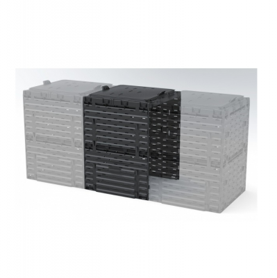 Расширитель компостера Piteco 300 л чёрный