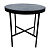 Стол журнальный МеталлАрт М011 малый черный мрамор