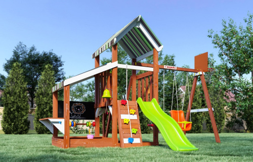 Детская площадка для дачи Савушка TooSun 10 салатовый