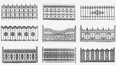 Секция забора Арт. ЗСК-30