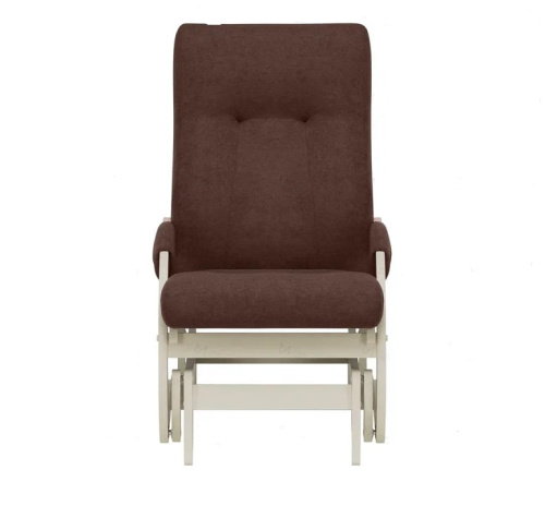 Кресло-маятник Leset Блисс слоновая кость Antonio Chocolate