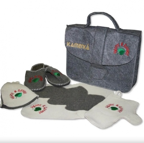 Набор для бани Арт-цех Портфель Идите в баню