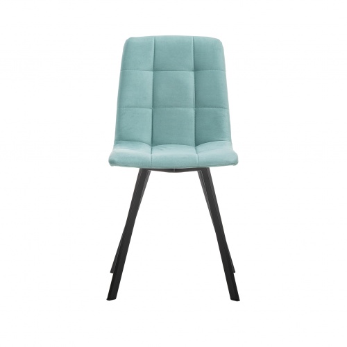 Стул Leset Скай металл черный велюр Mint 