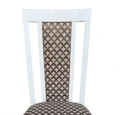 Стул Б-2230.1 Эмаль белая Лорд коричневый 