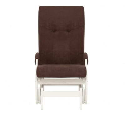 Кресло-маятник Leset Блисс белый Antonio Chocolate