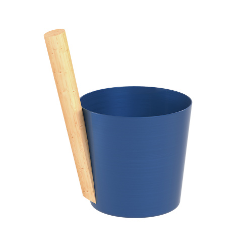 Шайка EVEREST 5л алюминий BLUE (TG-47)