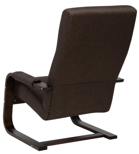 Кресло Leset Ален орех текстура Savana Plus Toffee 