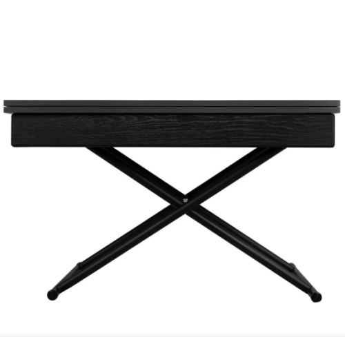 Стол трансформер Лерон графит темный черный 