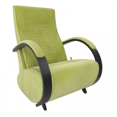 Кресло глайдер Balance-3 Verona Apple green, венге