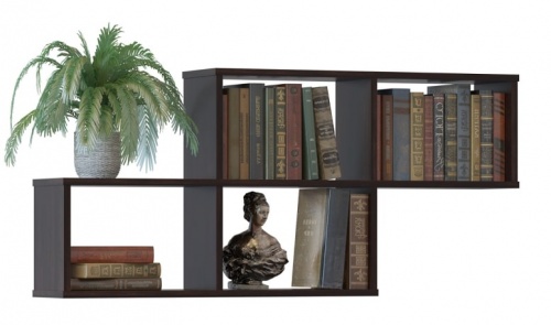 Полка книжная Сокол ПК-3 венге 