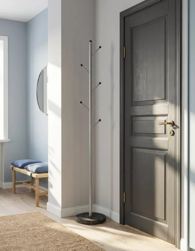 Вешалка напольная Пико 6 металлик 