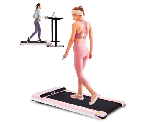 Компактная беговая дорожка DFC UMAY розовая