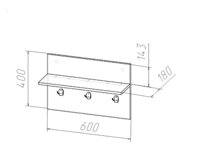 Вешалка ТАЙМ-3 