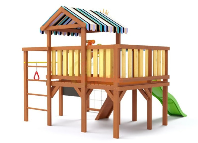 Детская спортивная площадка для дачи Савушка Baby Play 8 (Priority)