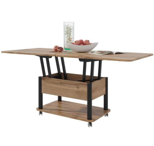 Стол-трансформер Джокер дуб вотан черный 