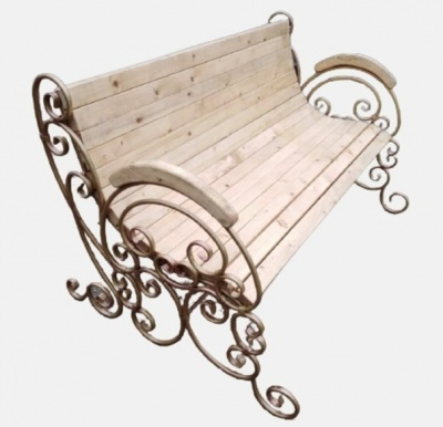 Скамейка кованая СК61 Грифонсервис