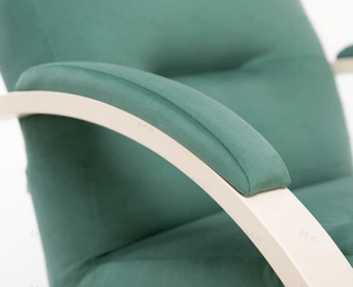 Кресло-качалка Leset Милано слоновая кость Velur V43