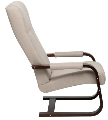 Кресло Leset Рей орех текстура Savana Plus Ivory 