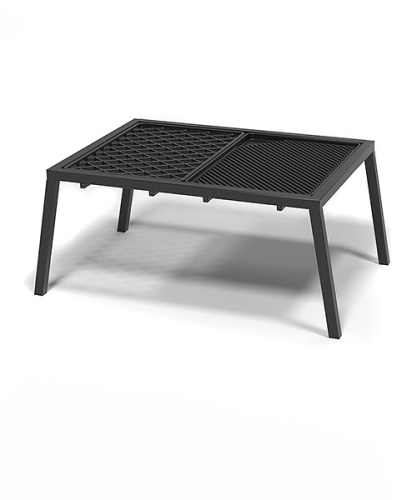 Плита чугунная ГРИЛЬ, СТЕЙК с подставкой 