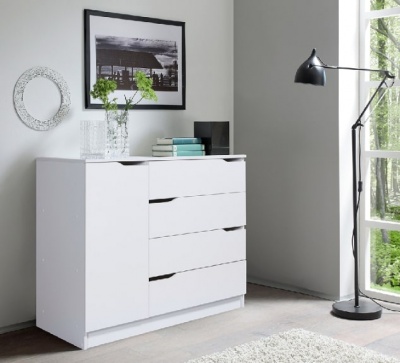 Комод Бремен белый 