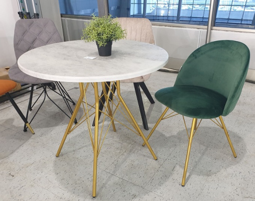  Стул Sheffilton SHT-ST35-2/S37 лиственно-зеленый золото