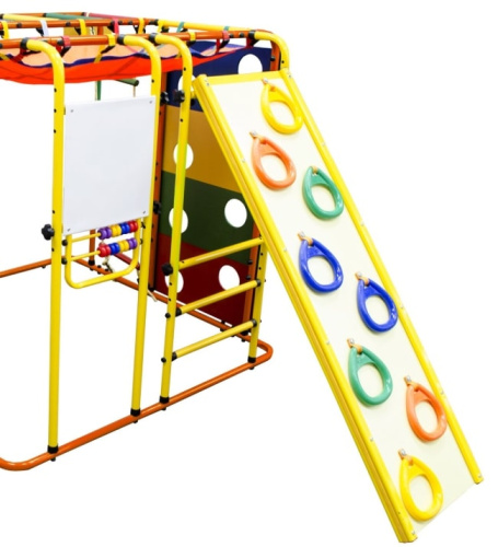 Детский спортивный комплекс Кубик У Плюс оранжевый радуга