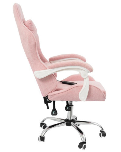 Вибромассажное кресло Calviano ASTI ULTIMATO pink fabric 