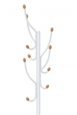 Вешалка напольная ВКО1 матовый белый 