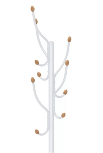 Вешалка напольная ВКО1 матовый белый 