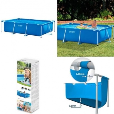 Каркасный бассейн Intex Rectangular Frame 58981/28272